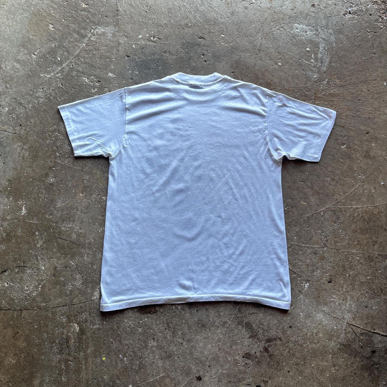 Vintage White Panda Graphic Single Stitch T-Shirt