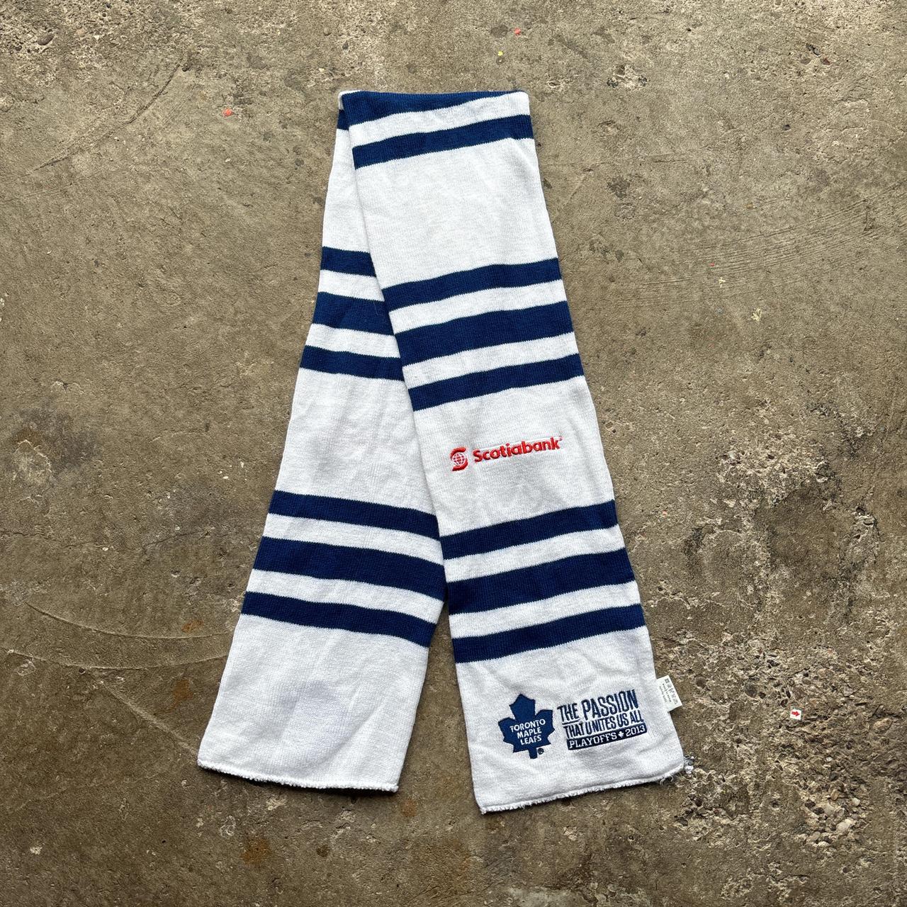 Blue and white Toronto Maple Leafs 2013 play offs scarf