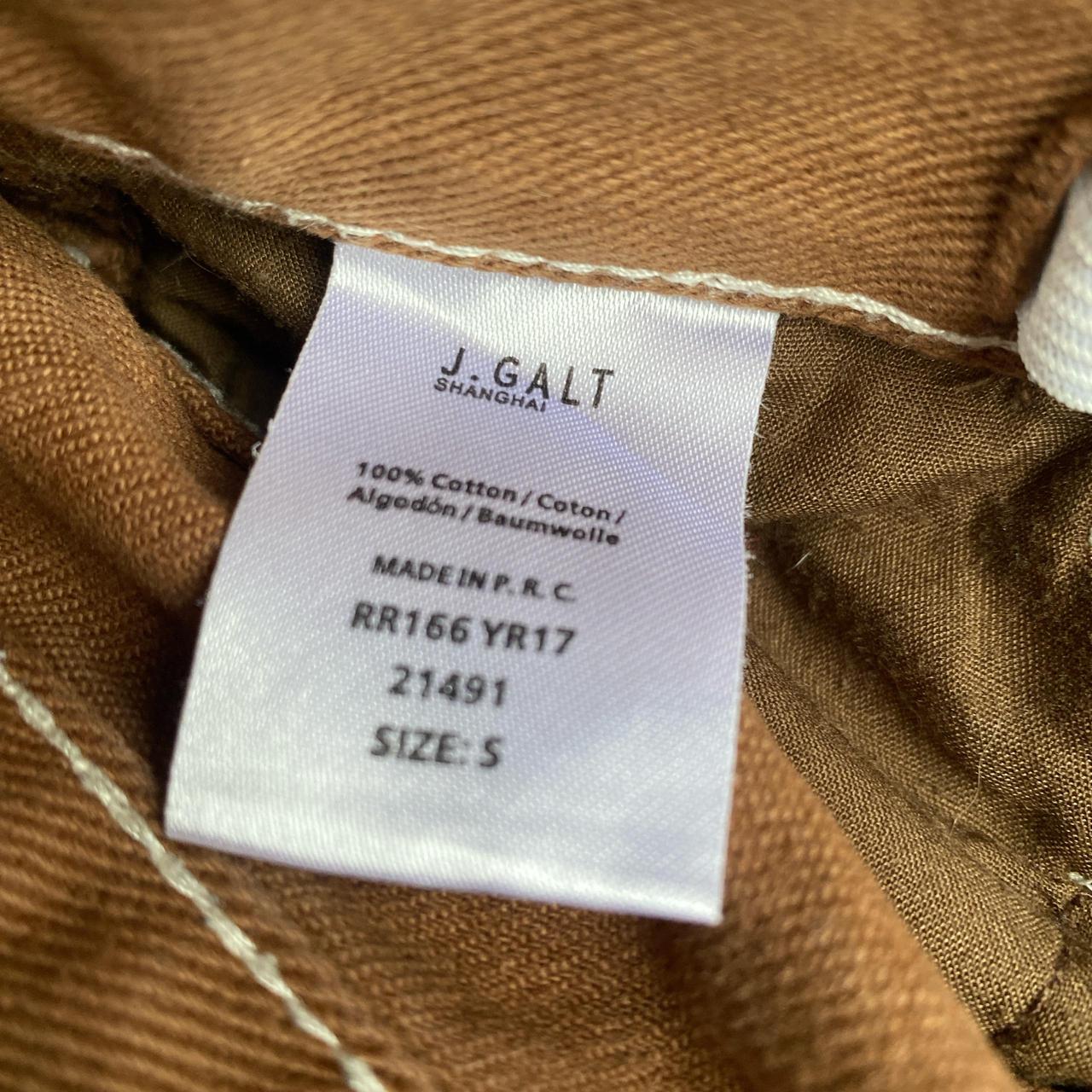 Brown Carpenter Trousers w/ Contrast Stitching - W26