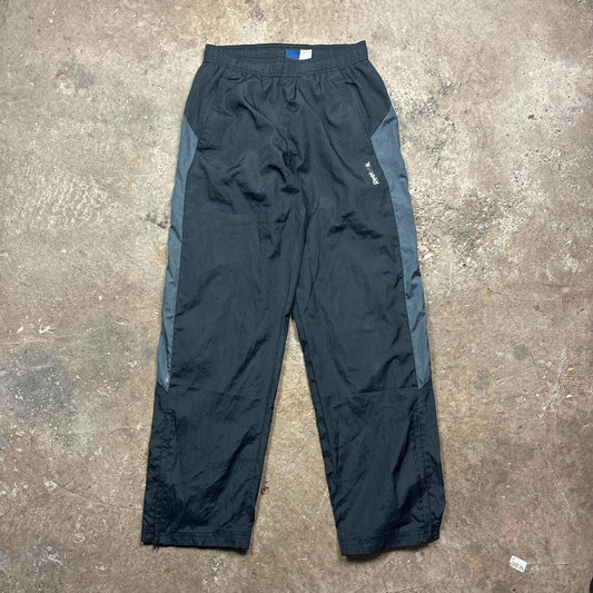 Black and grey Reebok track pants