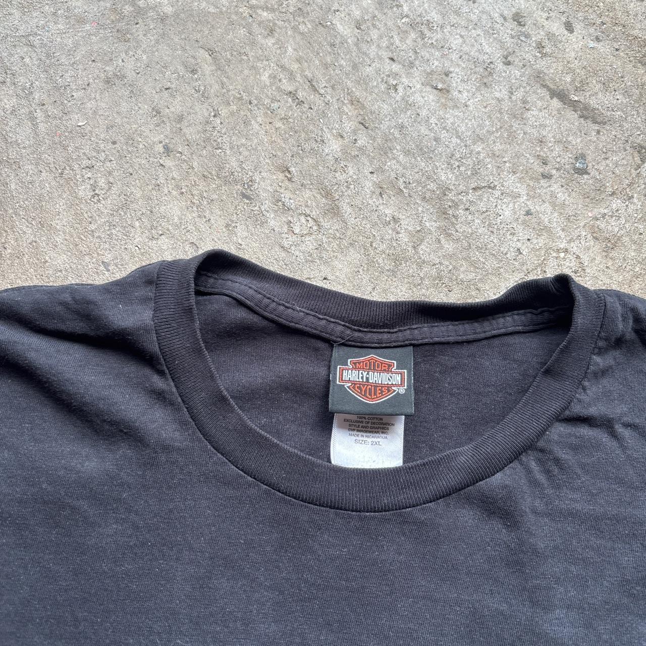 Distressed Black Harley Davidson t-shirt - XXL