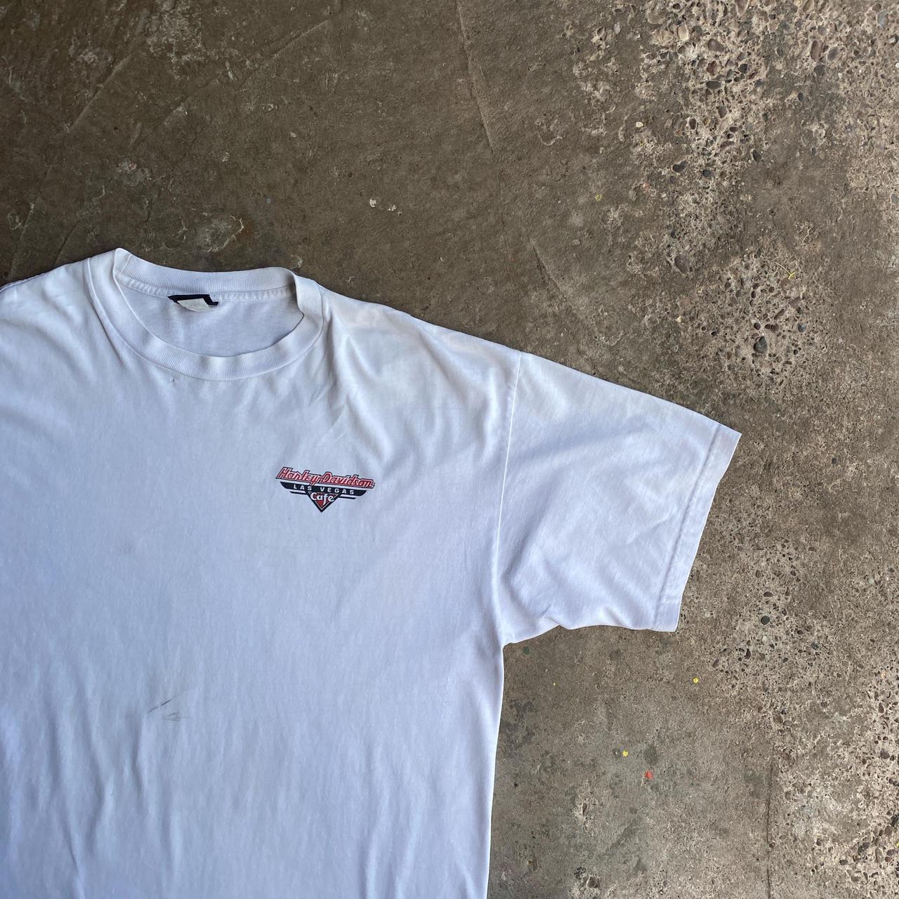 White Harley Davidson Graphic T-Shirt - 2XL