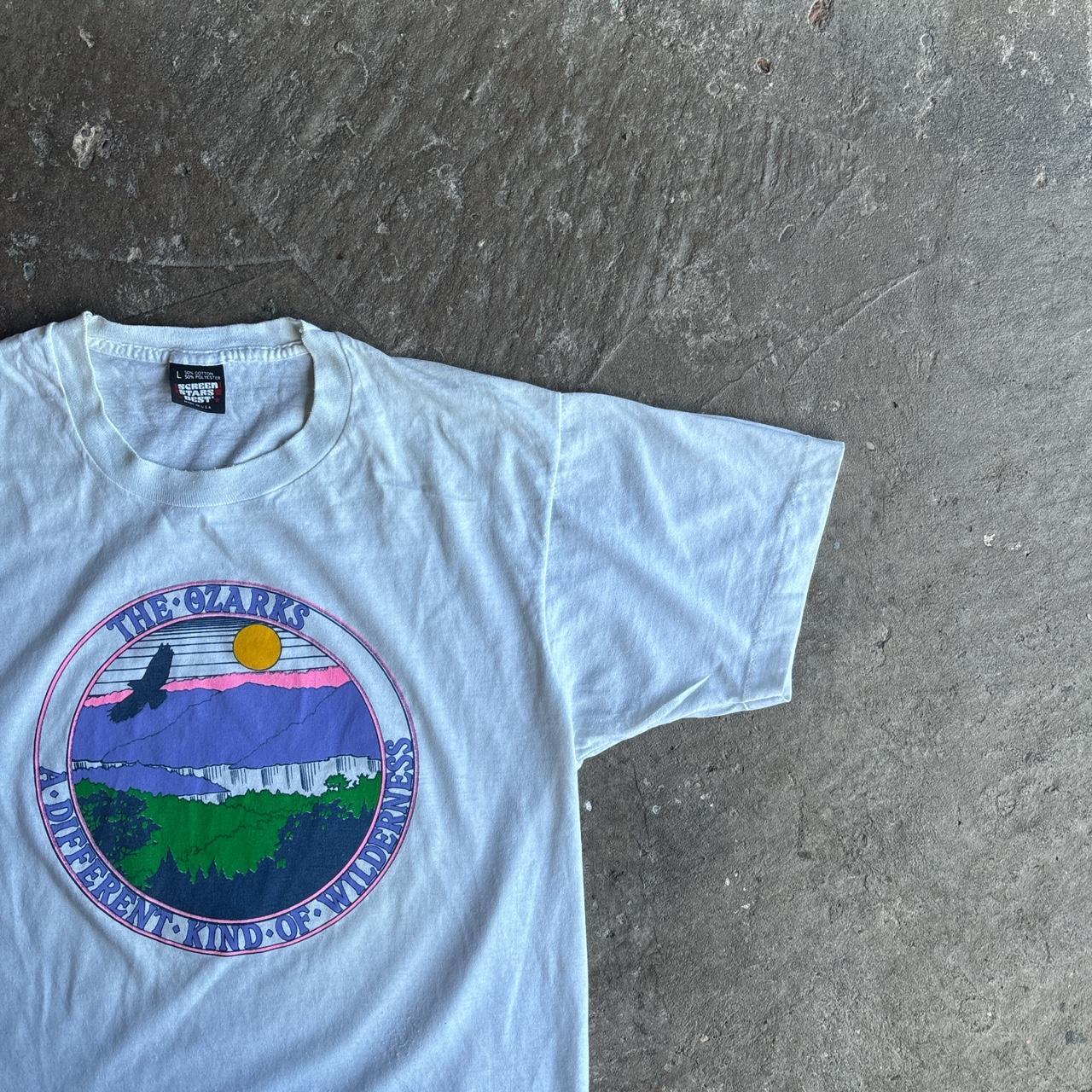 White Single Stitch ‘The Ozarks’ Graphic T-Shirt