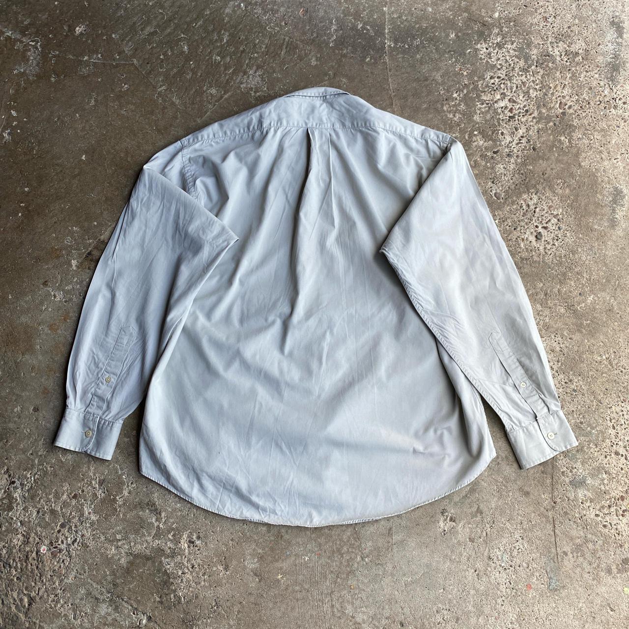 Grey Yves Saint Laurent (YSL) Oxford Shirt - L