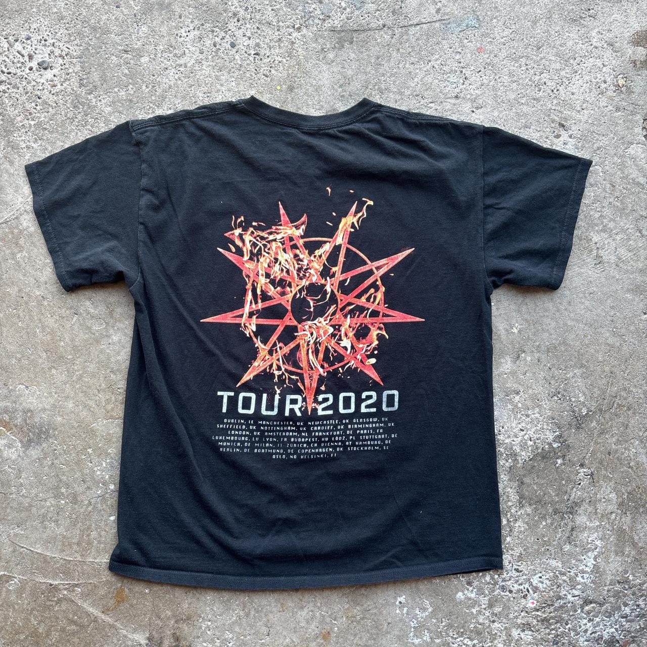 Black Slipknot 2020 Tour T-shirt