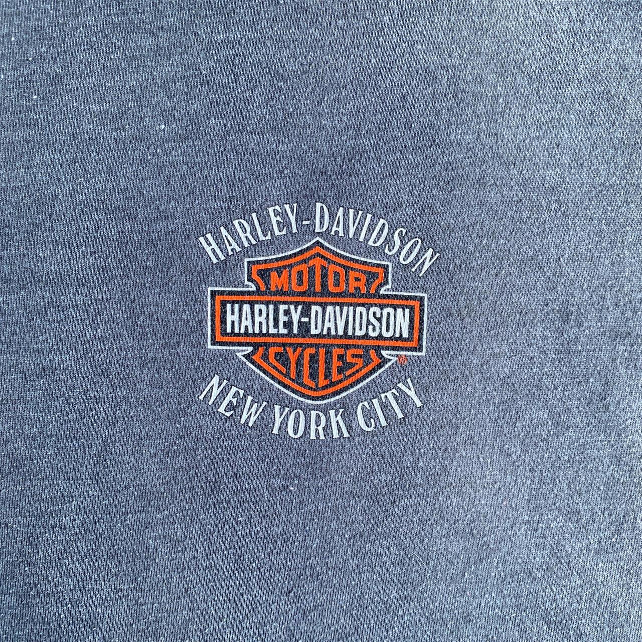 Grey Graphic Harley Davidson T-Shirt - 2XL