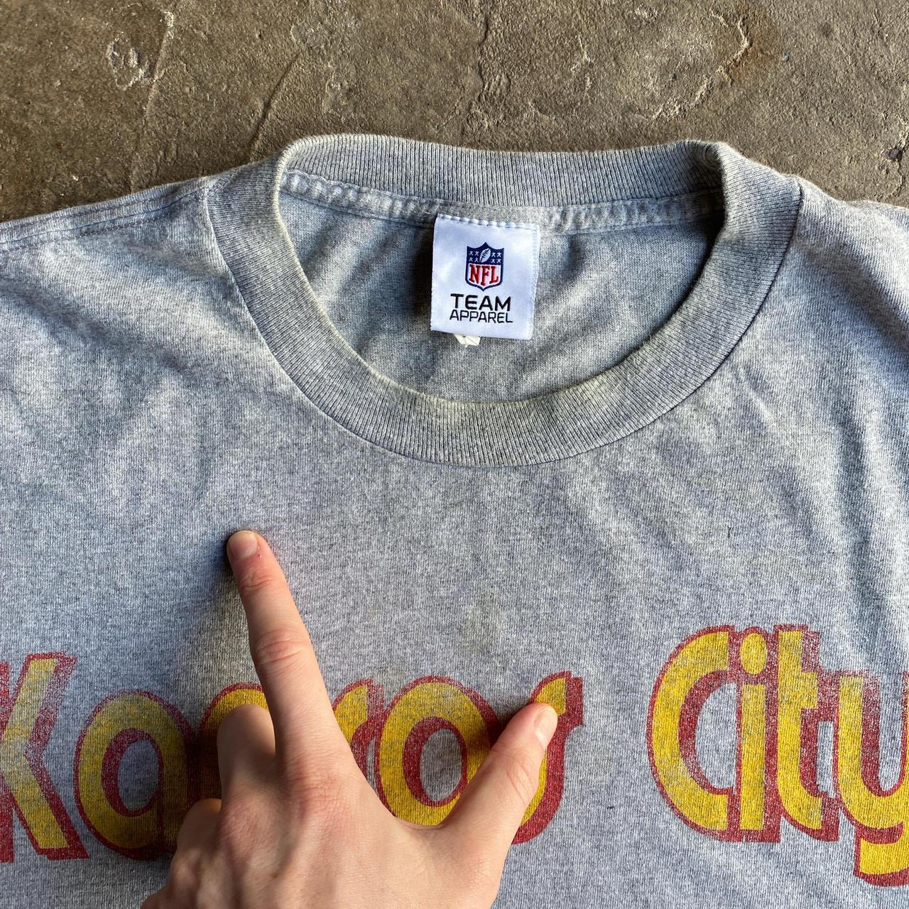 Grey Kansas City NFL Graphic T-Shirt - 2XL