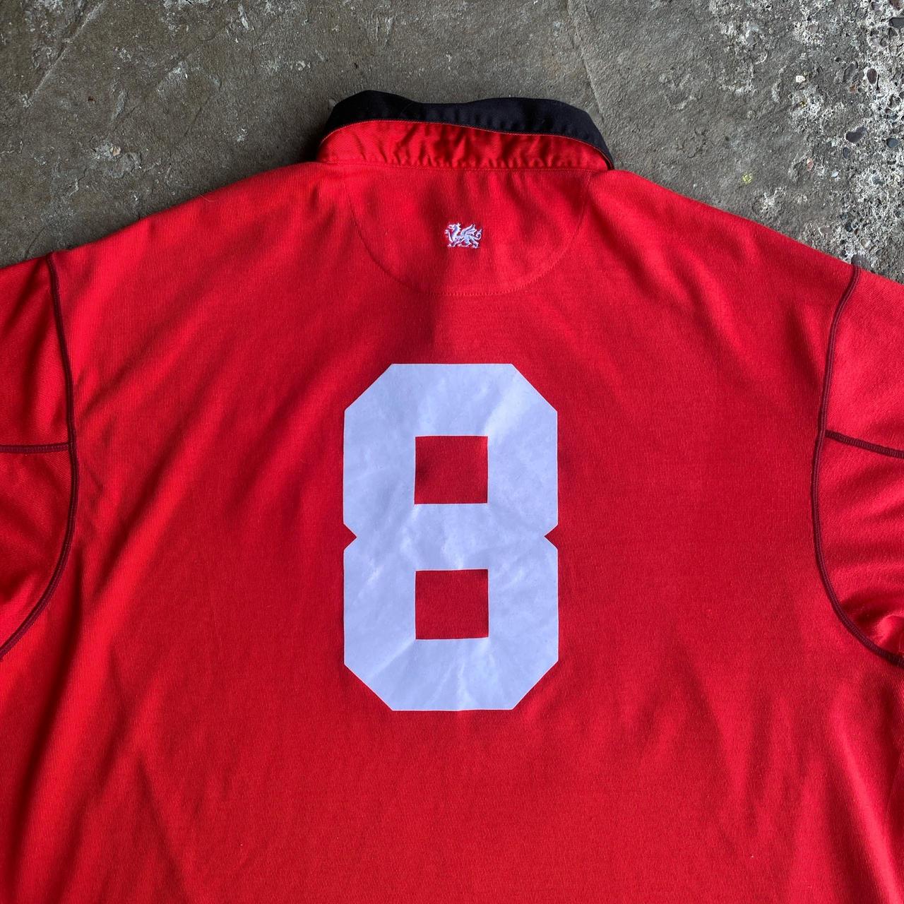 Red Reebok Wales Rugby Polo Shirt - XL