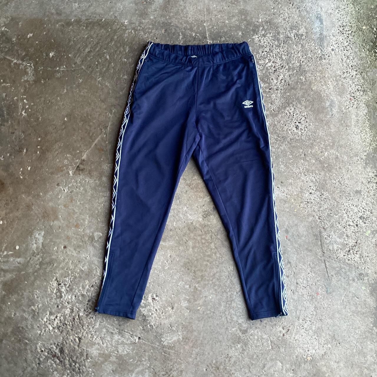 Navy Umbro Logo Tracksuit Pants - XL