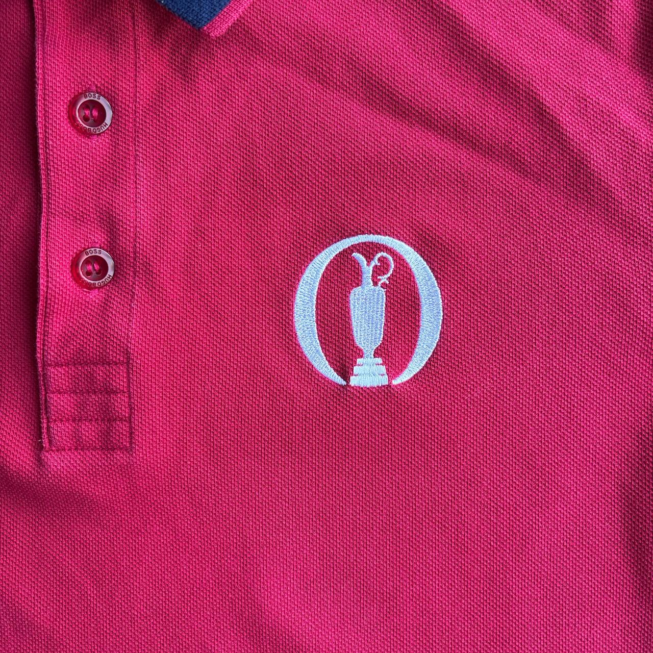 Red ‘The Open’ Hugo Boss Marshal Polo Shirt