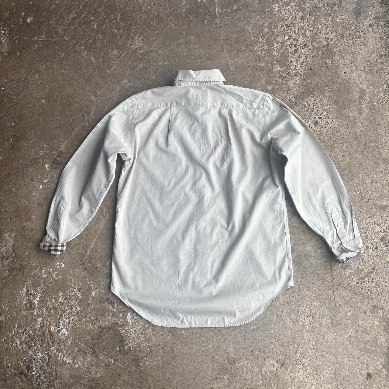 Cream Aquascutum Long-Sleeve Shirt