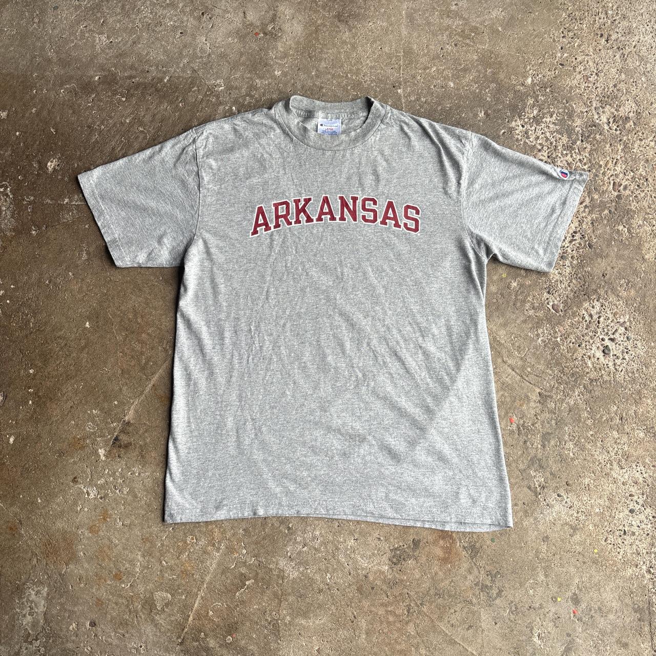 Grey Champion ‘Arkansas’ Text T-Shirt - L
