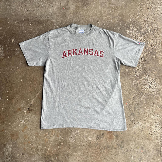 Grey Champion ‘Arkansas’ Text T-Shirt - L