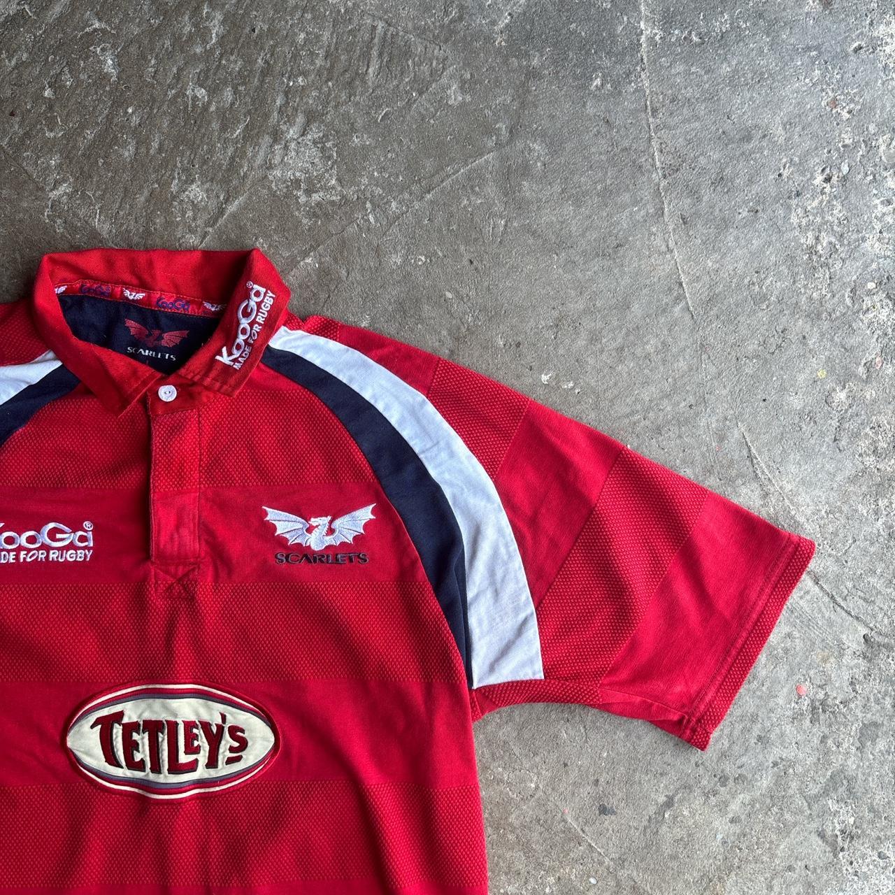 Red Scarlets Home Rugby Shirt 2003/2004