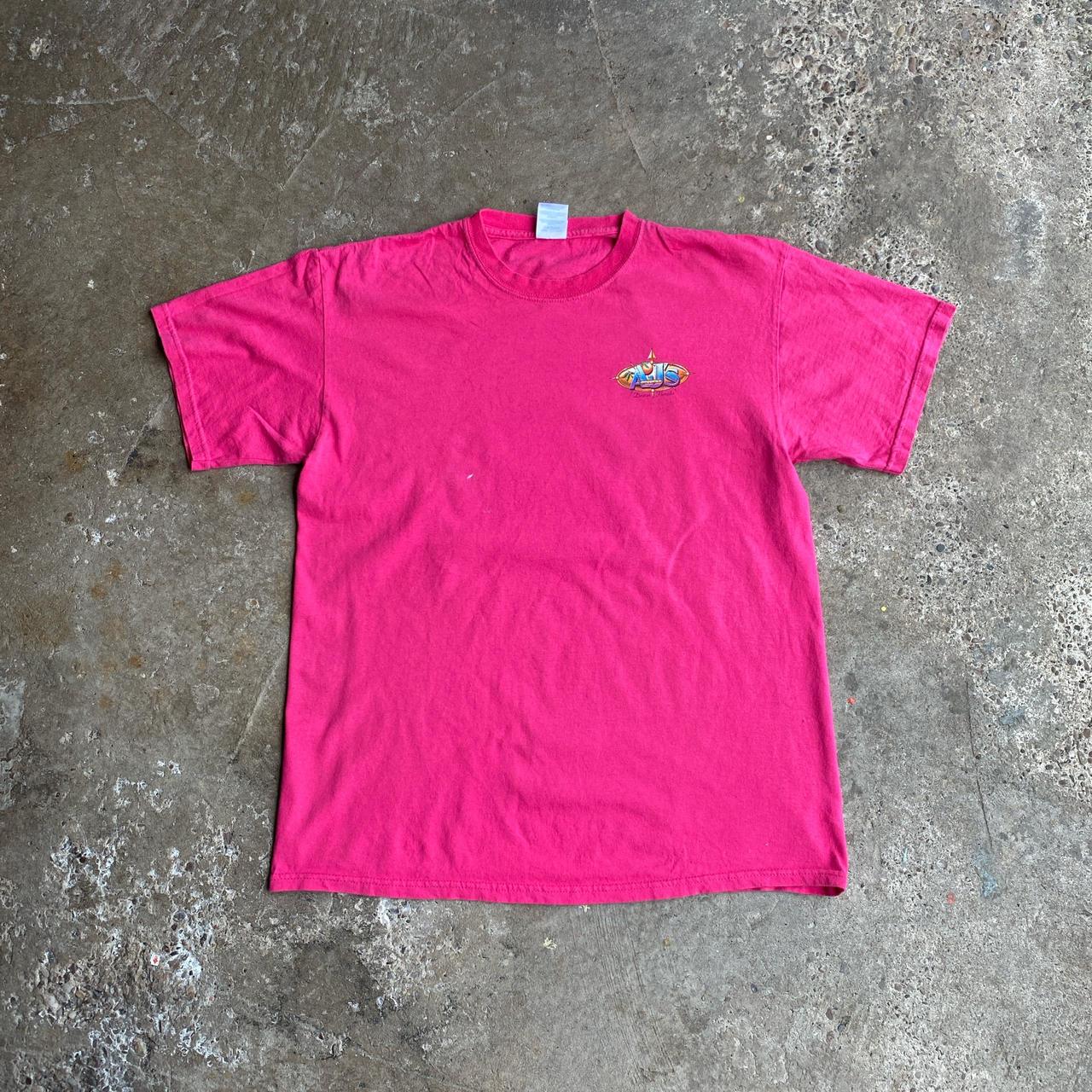 Pink Gildan ‘AJs’ Bar T-Shirt