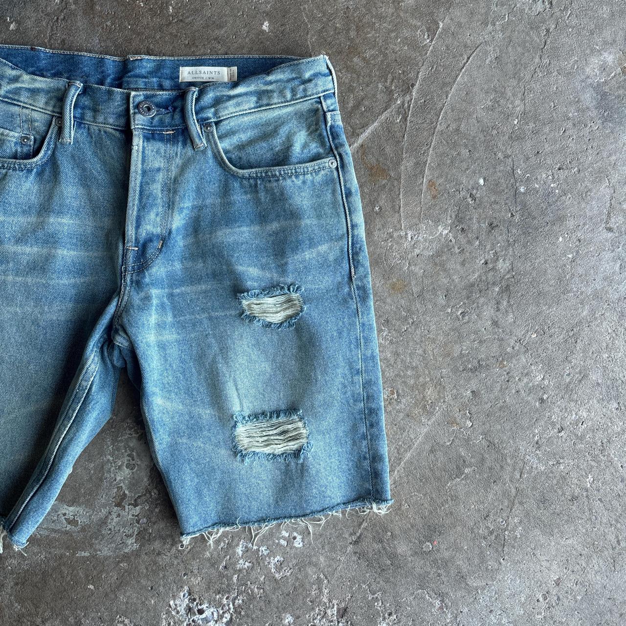 Blue Denim AllSaints Jean Shorts