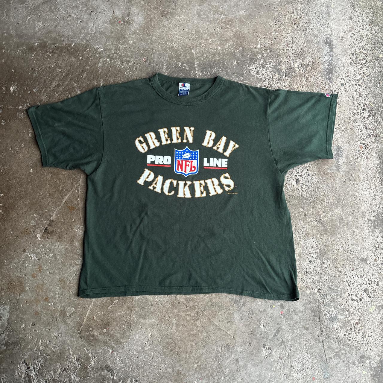Vintage Green NFL Green Bay Packers Graphic T-Shirt - 2XL