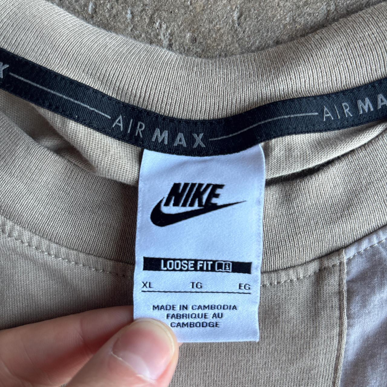 Cream Nike Airmax T-Shirt