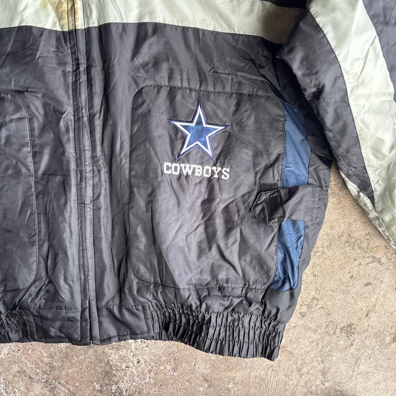 90s Dallas Cowboys NFL American Pro Sports Hooded Jacket