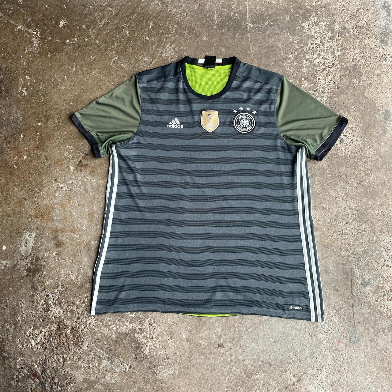 Black & Grey Germany Adidas 2016 Away Shirt - XL