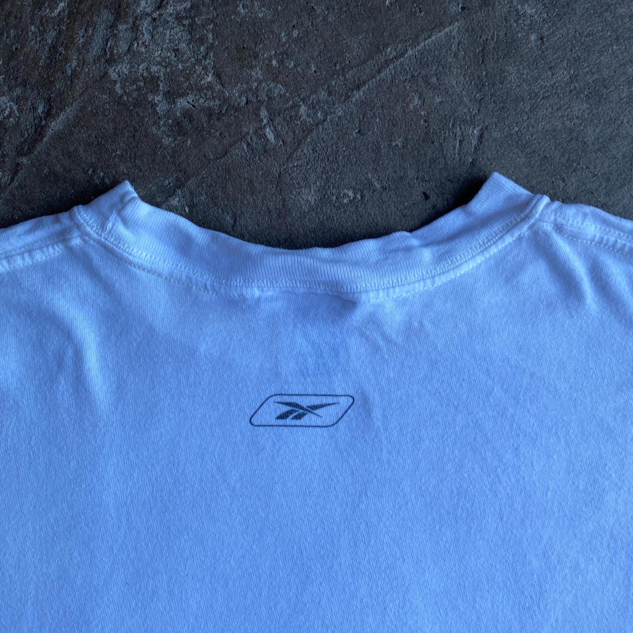 White Graphic Reebok Football T-Shirt - 2XL