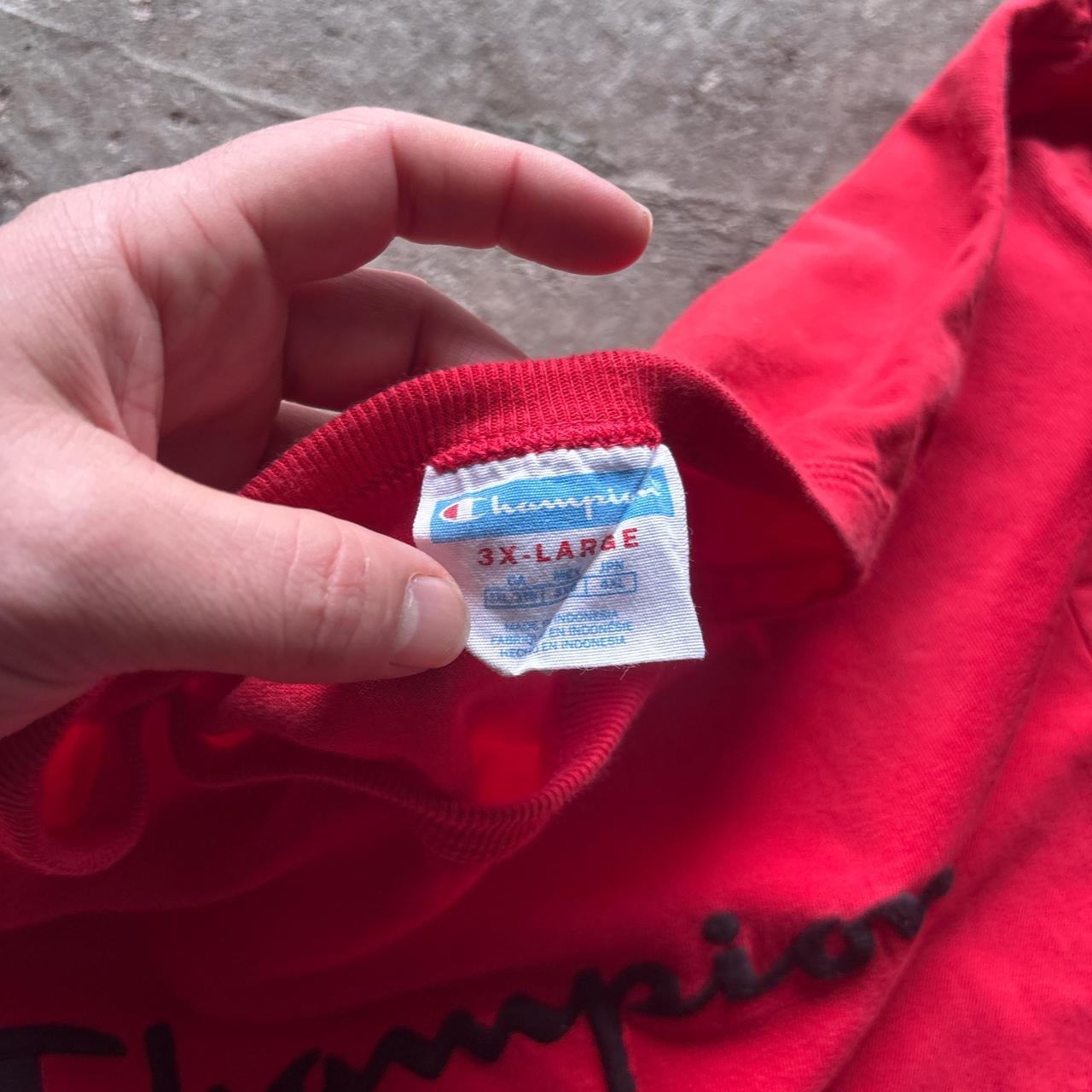 Red Champion t-shirt - XXXL