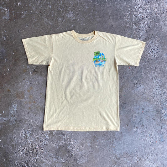 Yellow Margaritaville Graphic Bar T-Shirt - M