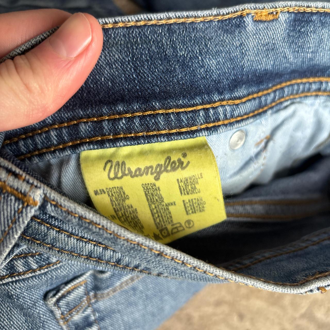 Wrangler Straight Light Blue Denim Jeans | W36 - L30