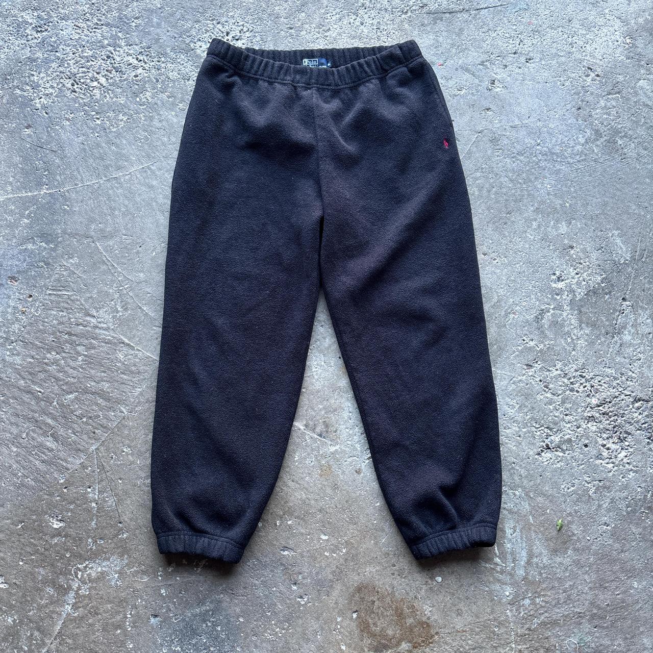 Vintage Black Fleek Polo Ralph Lauren Joggers - XL