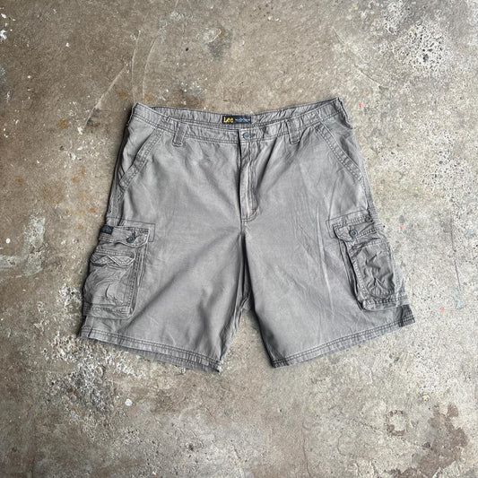 Khaki Green Lee Cargo shorts
