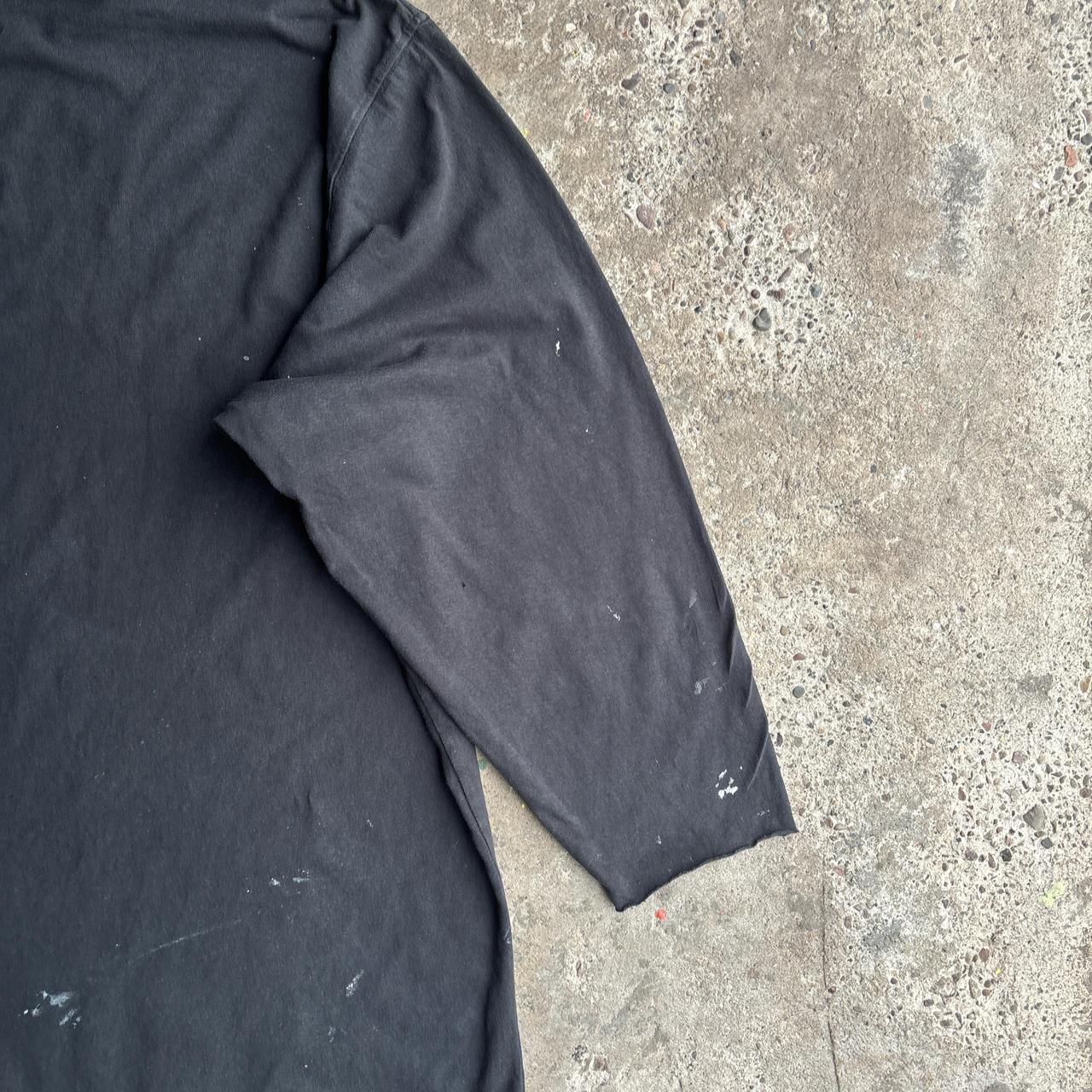 Black Single Pocket Distressed Carhartt T-Shirt - XXXL