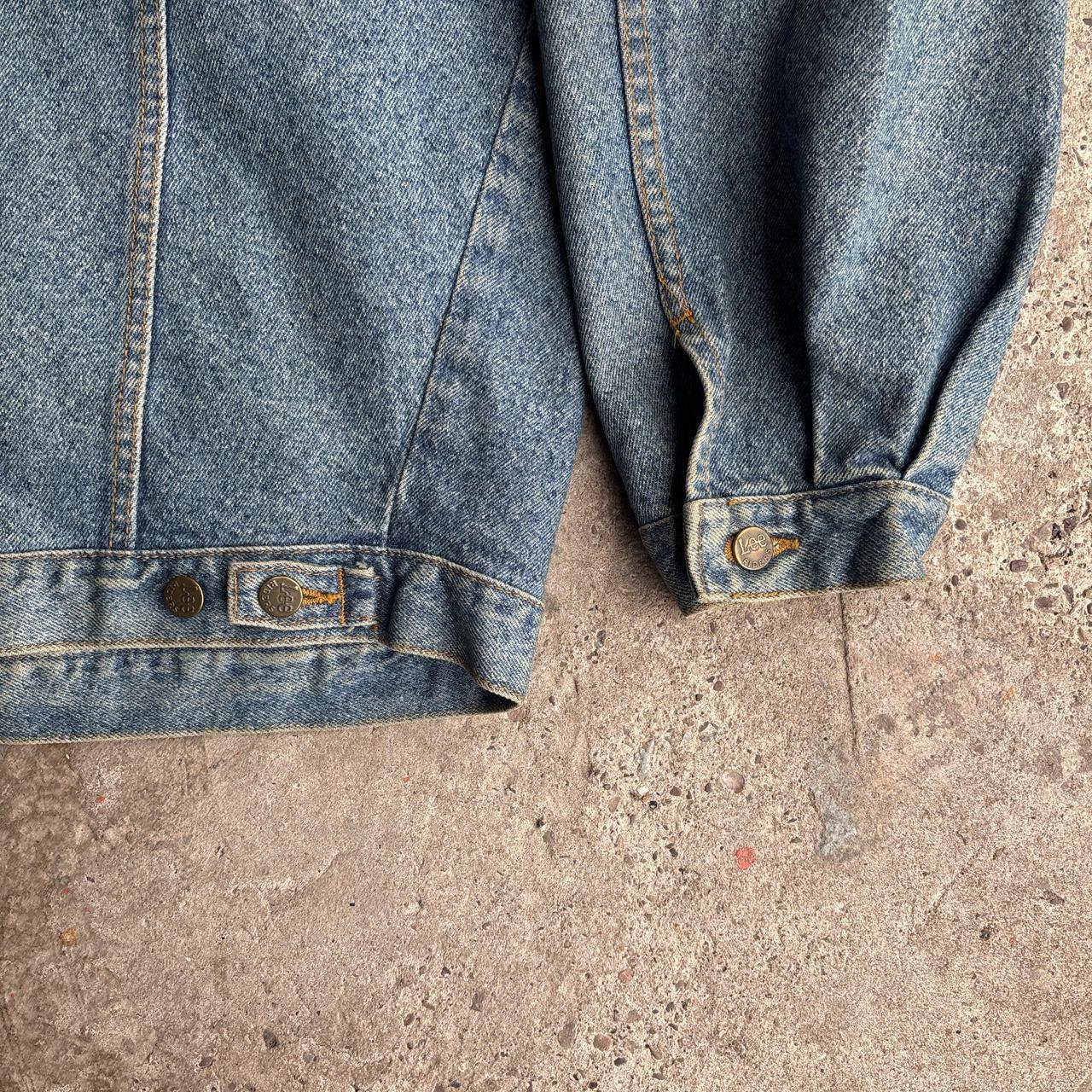 Washed Blue Lee Denim Jacket - XL