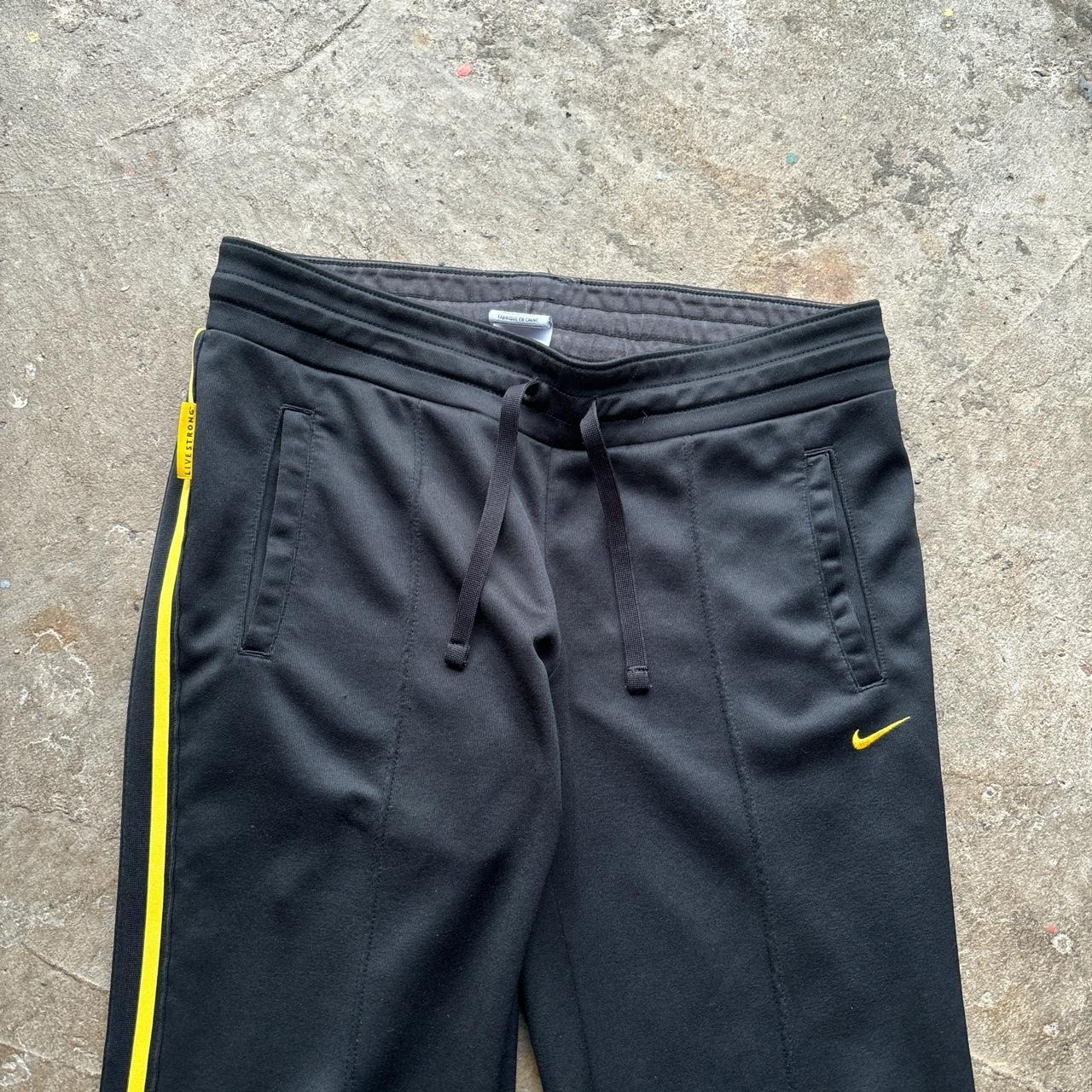 Black Nike Live Strong track pants