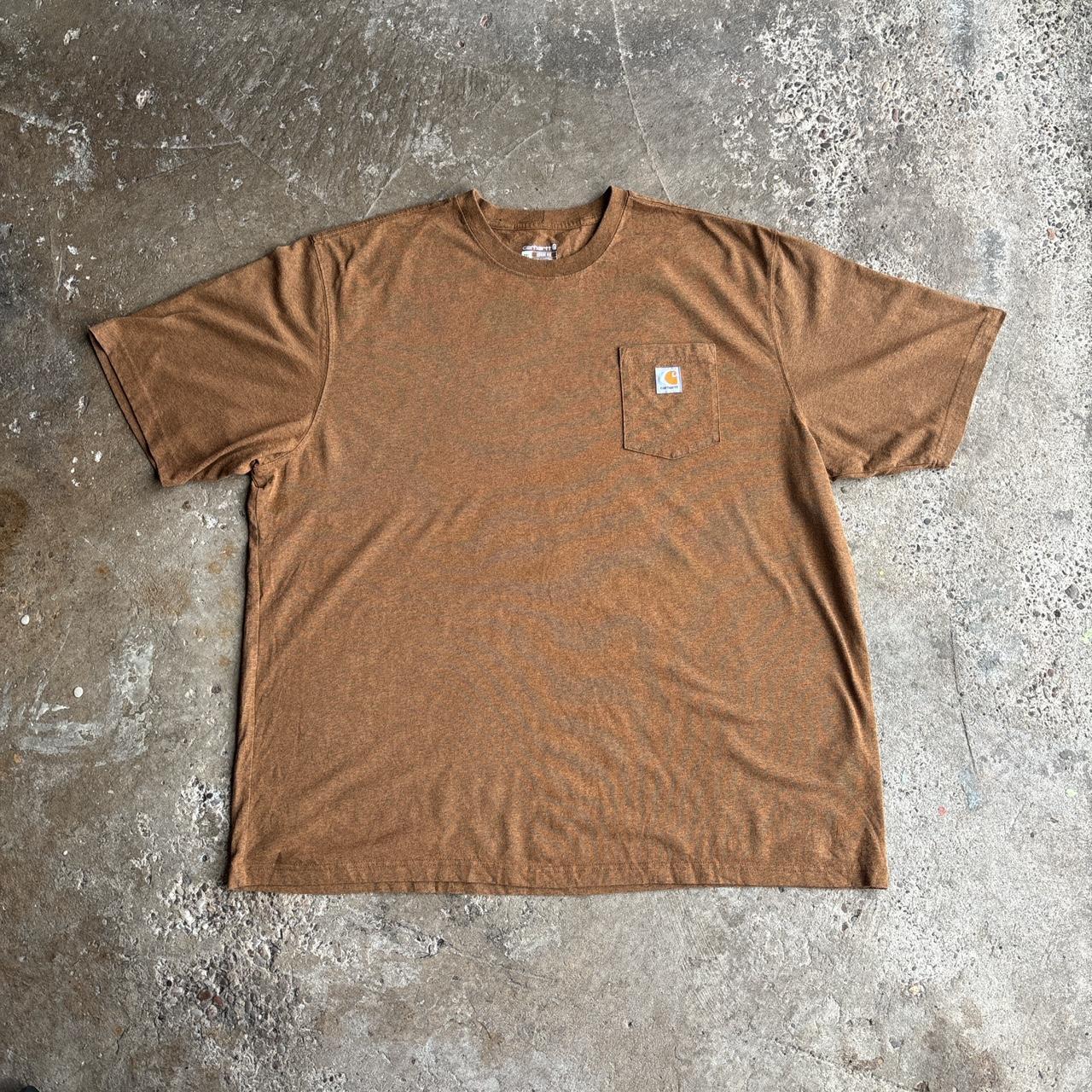 Brown Carhartt Pocket T-Shirt - 3XL