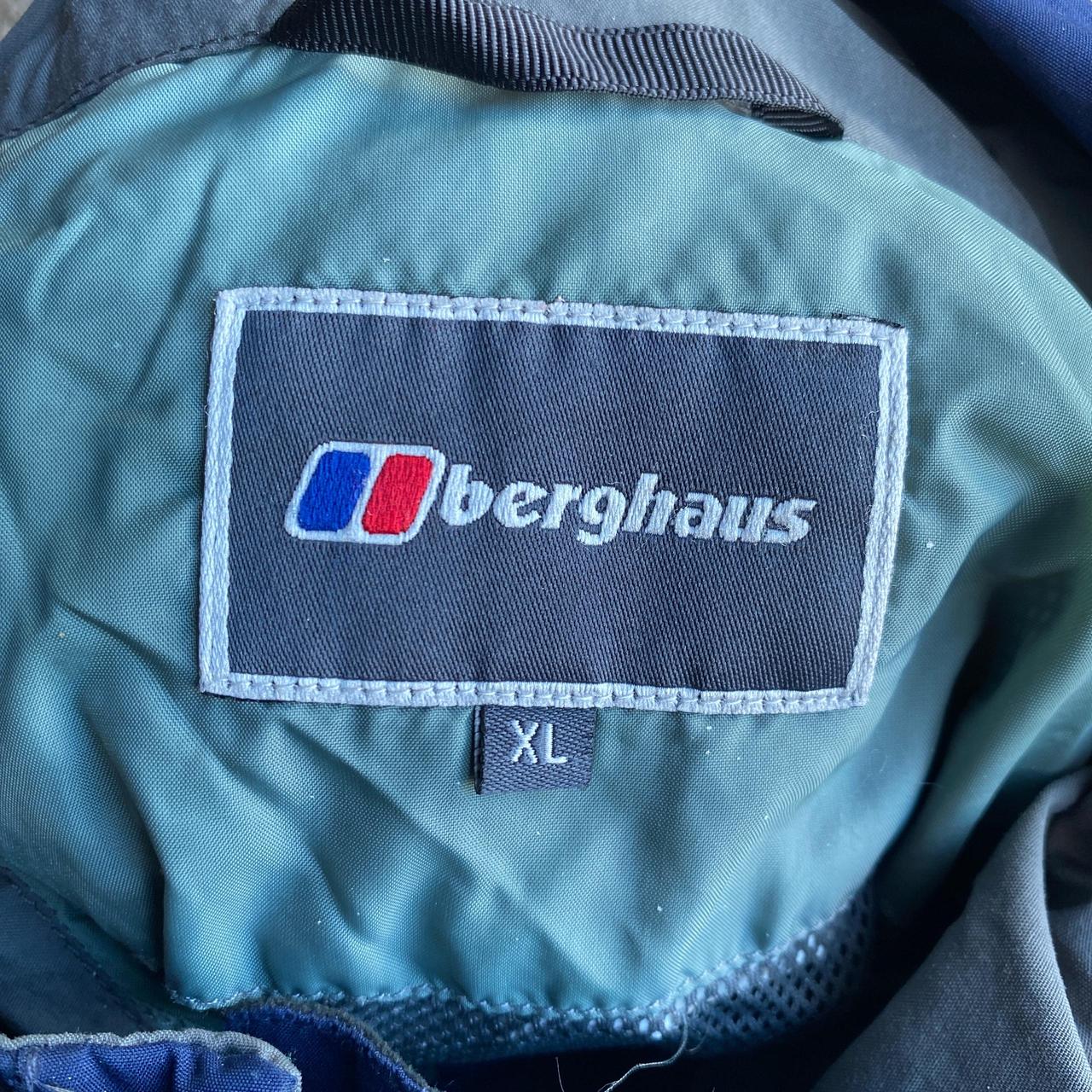Navy Berghaus Hooded Rain Jacket- XL