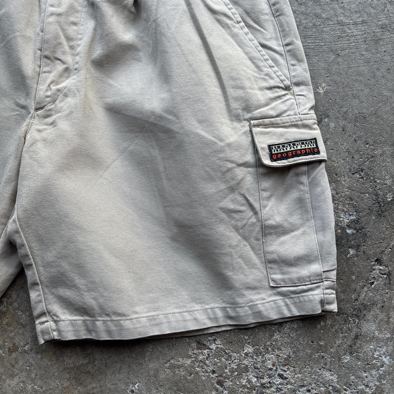 Tan Napapijri cargo shorts