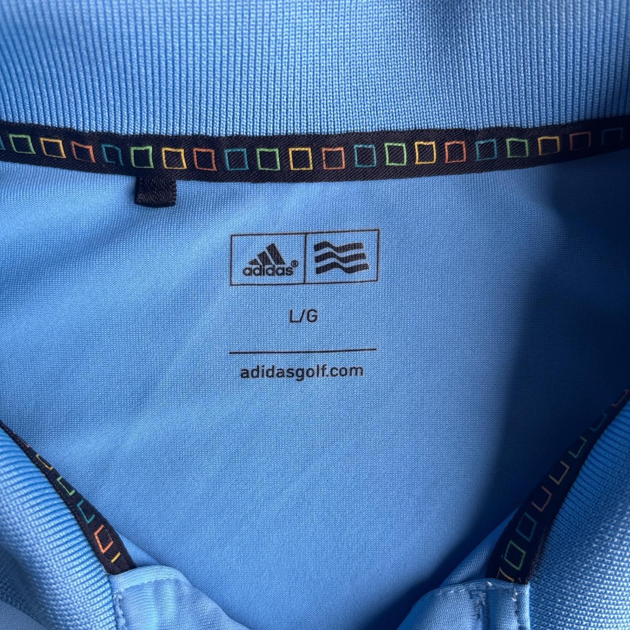 Light Blue Adidas Golf Polo Shirt