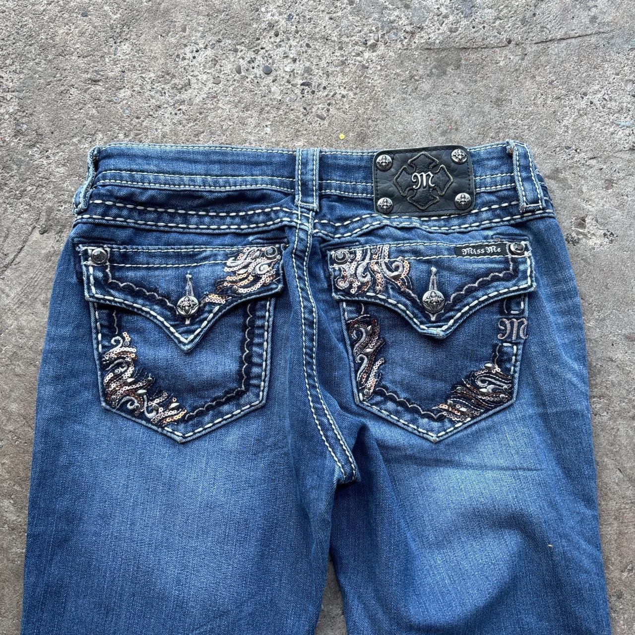 Y2K Blue denim Miss Me Jeans