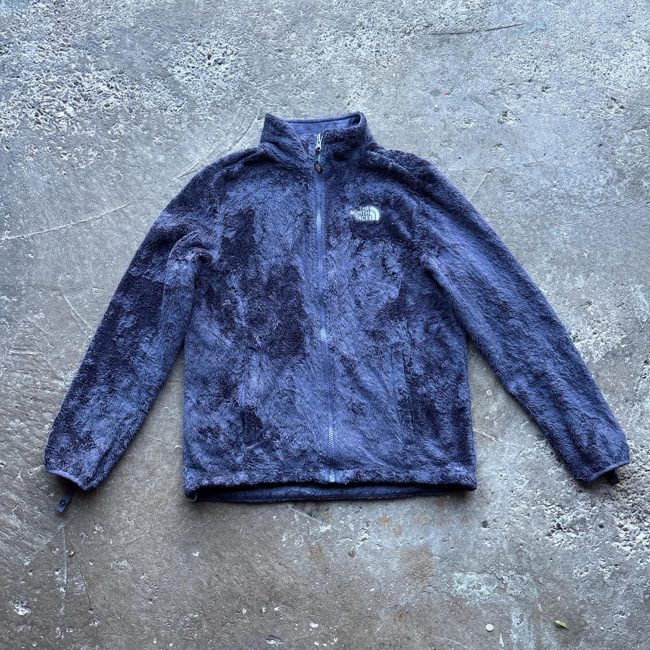Purple The North Face Fleece Jacket - M