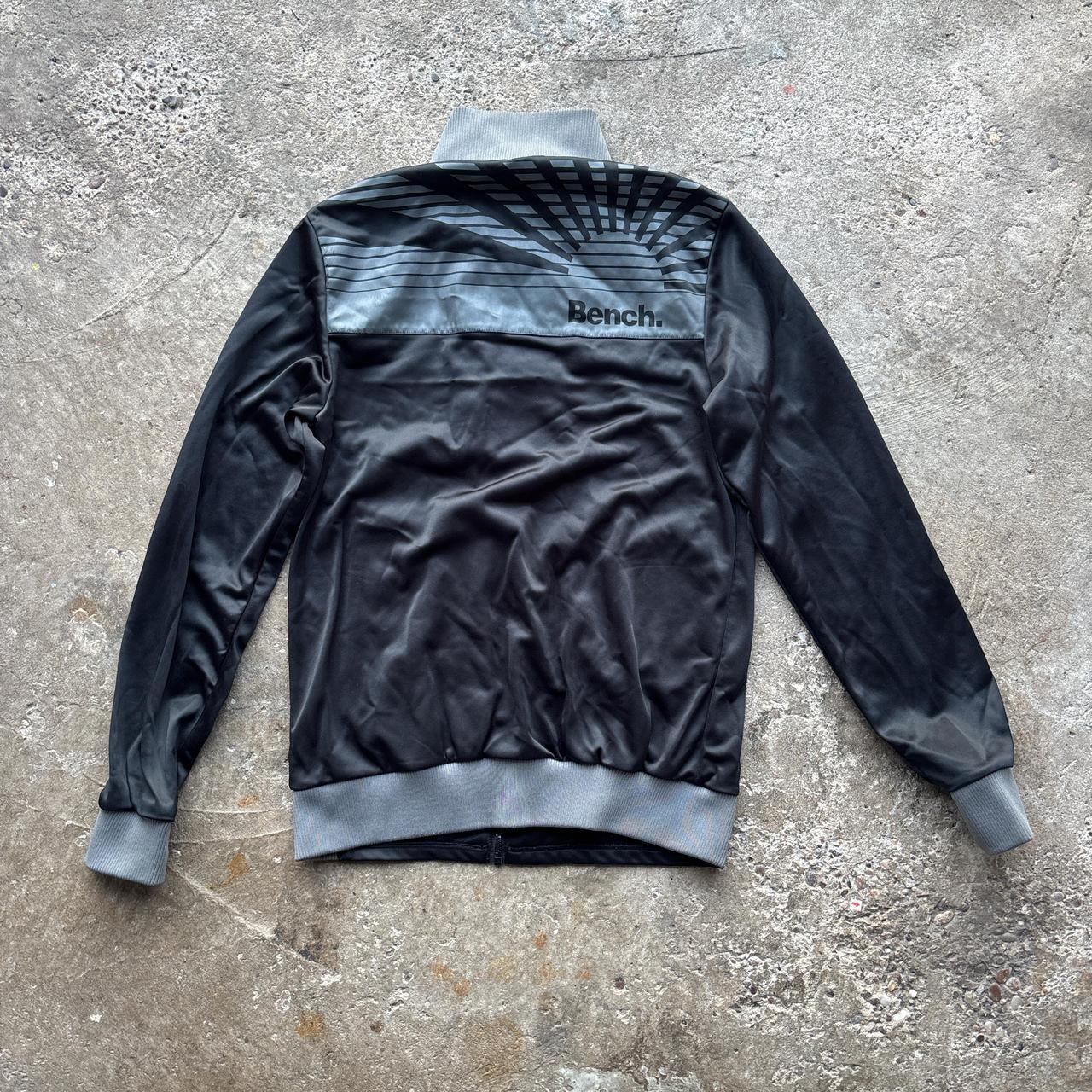 Black and grey Bench Track Jacket