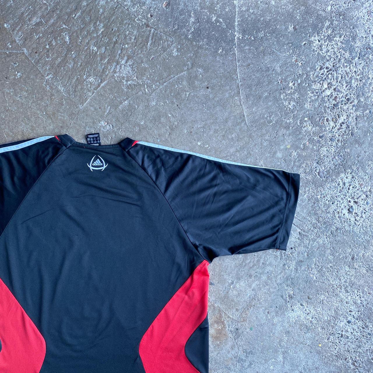Vintage Black & Red Adidas Predator Sportswear Top - M