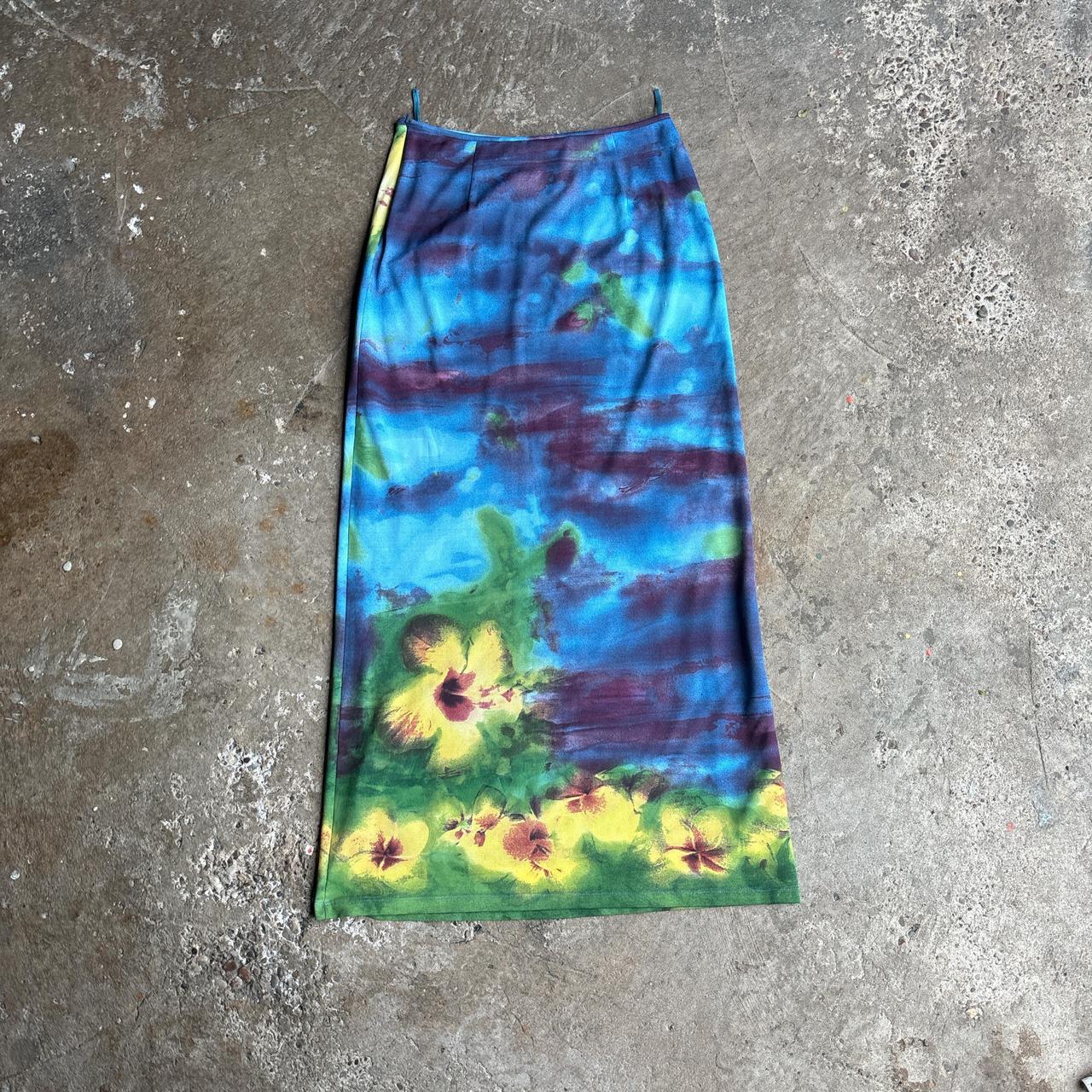 Colourful Patterned Maxi Skirt