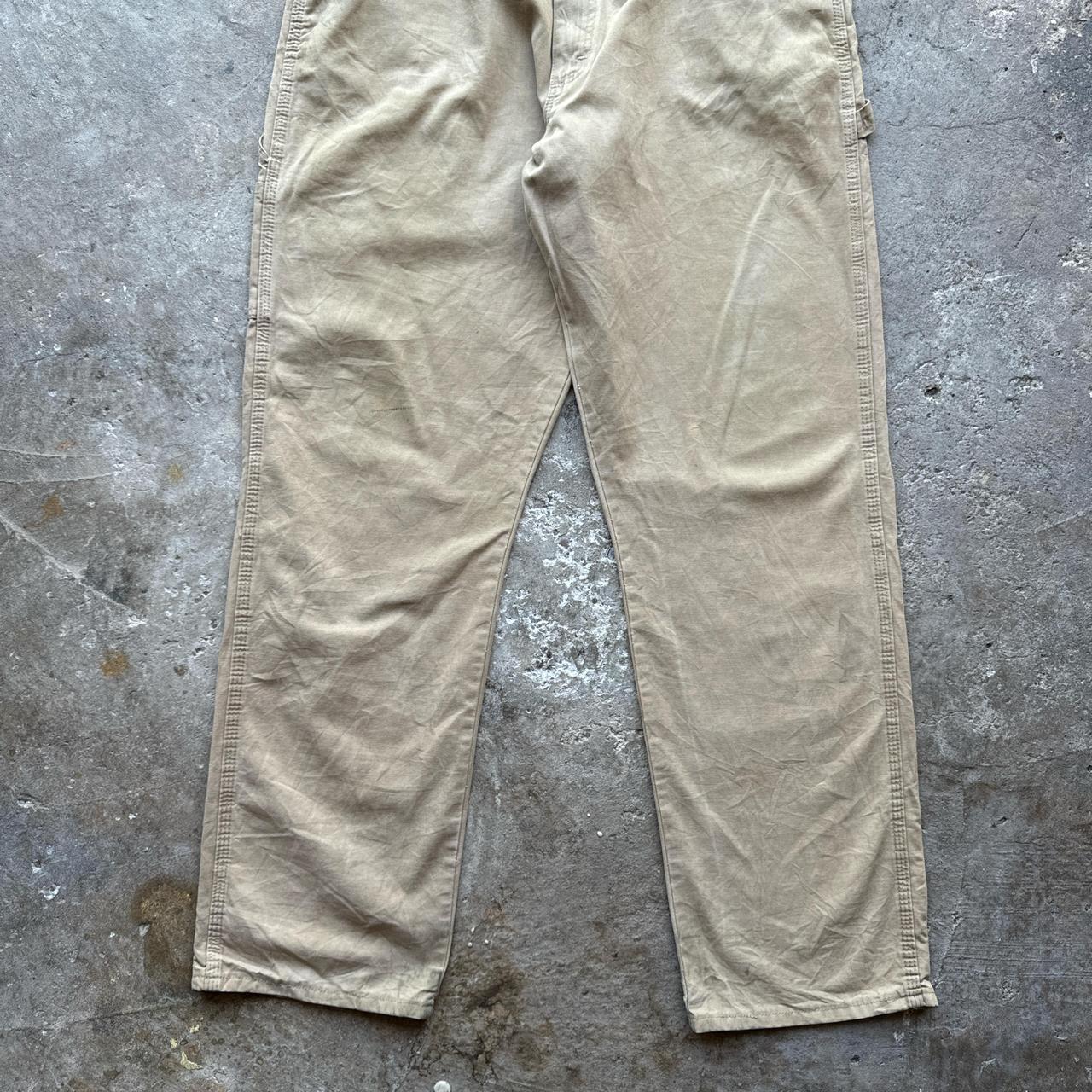 Tan Wrangler carpenter pants