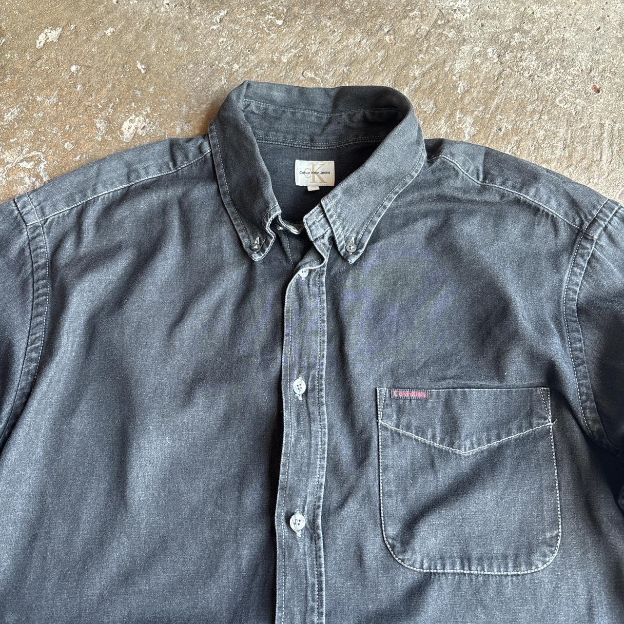 90s black vintage Calvin Klein shirt