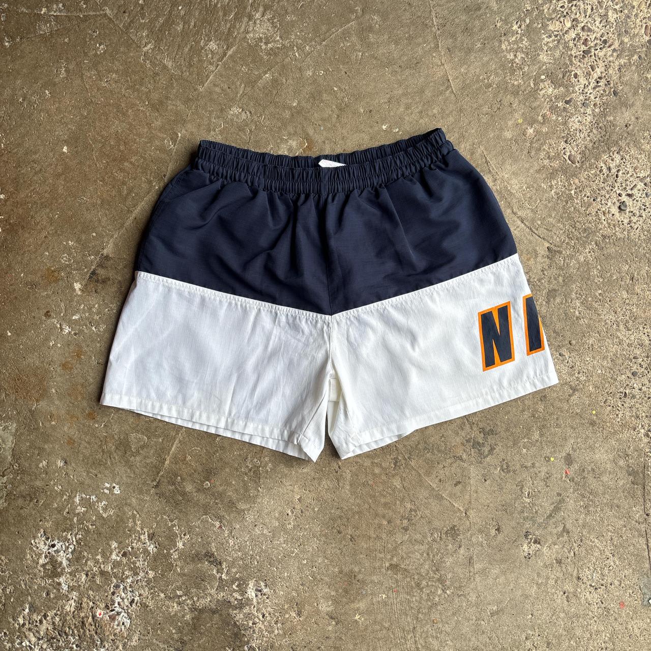 Blue & White Nike Vintage Sportswear Shorts