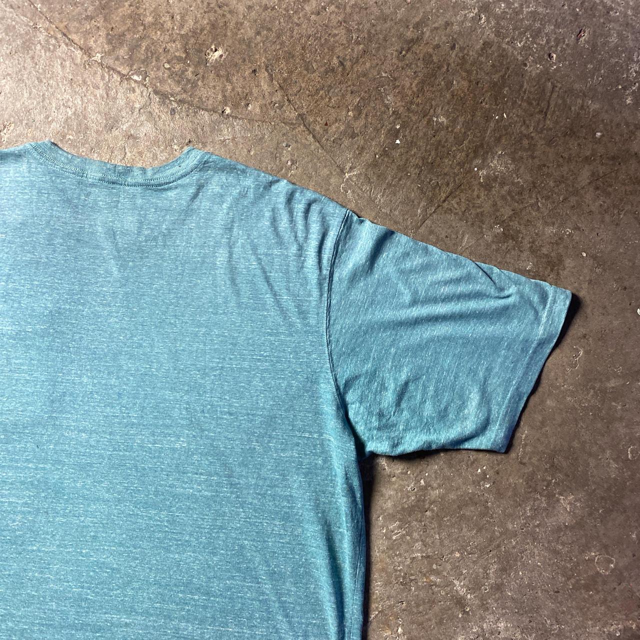 Textured Blue Carhartt Pocket T-Shirt - 2XL