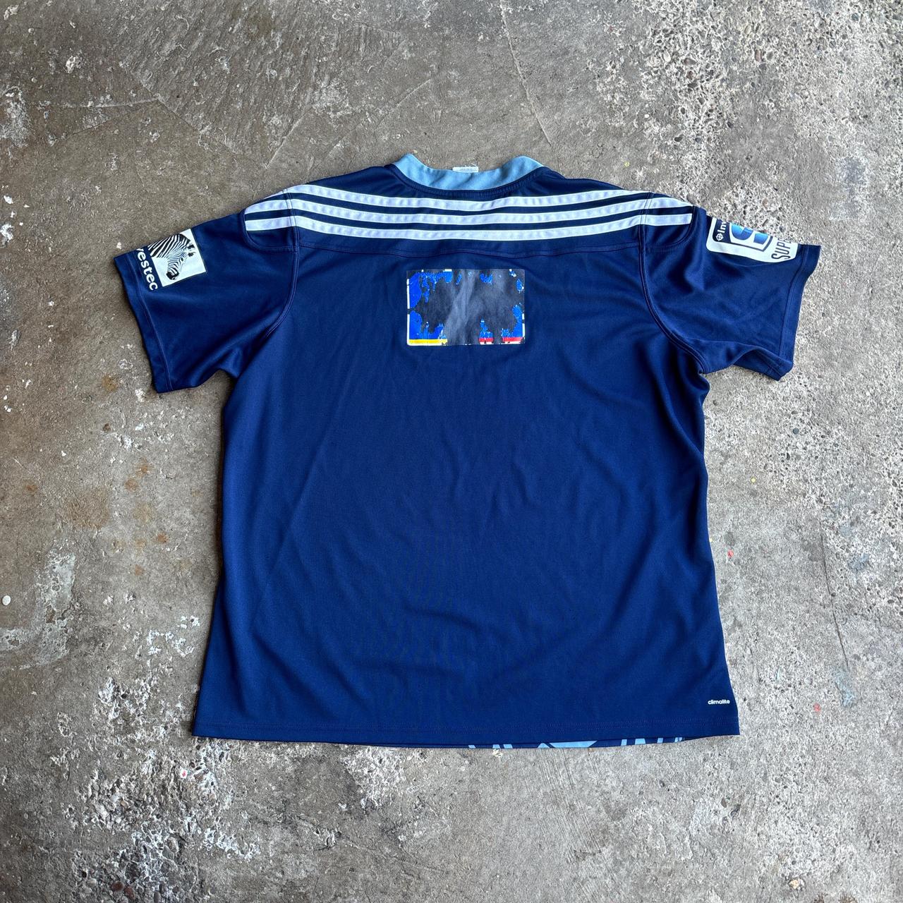 Adidas 2014 Auckland Blues Super Rugby Home Shirt