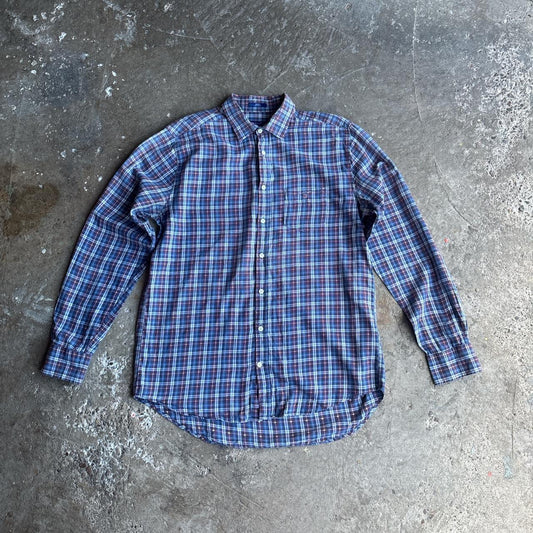 Blue & Red Checkered GANT Long-Sleeve Shirt