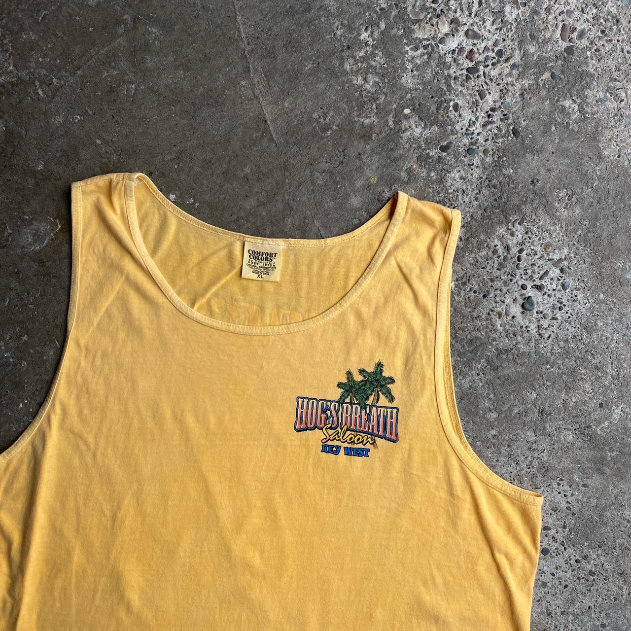 Orange/Peach ‘Hogs Breath’ Graphic Tank Top - XL