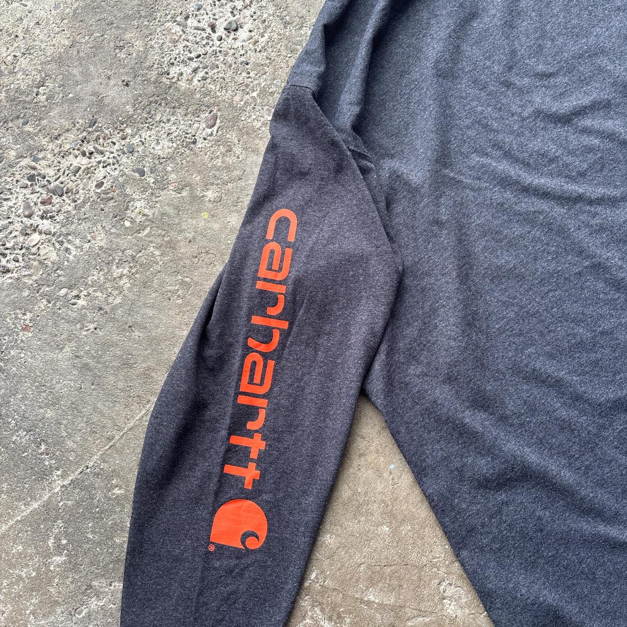 Grey Carhartt long-sleeve top - 2XL